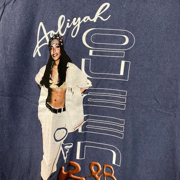 Aaliyah Princess Of RnB Poster T-Shirt Small - Picture 2 of 4